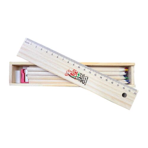 UAE Day Colored Pencils Set with Wooden Box