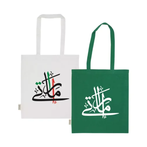 UAE Day Recycled Cotton Bags, Durable Long Strap