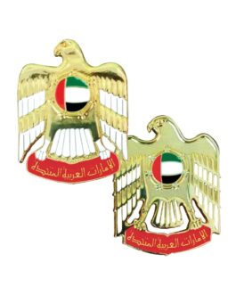 UAE Falcon Metal Badges