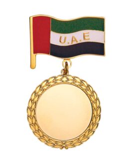 UAE Flag and Medal Badges