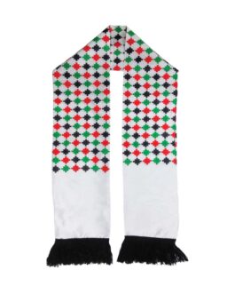 UAE Flag Knitted Scarf