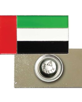 UAE Flag Metal Badges Rectangle