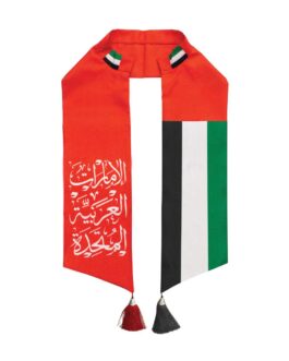 UAE Flag Satin Scarf