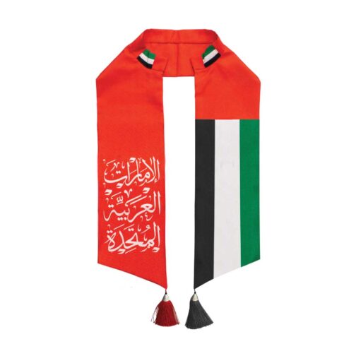 UAE Flag Satin Scarf