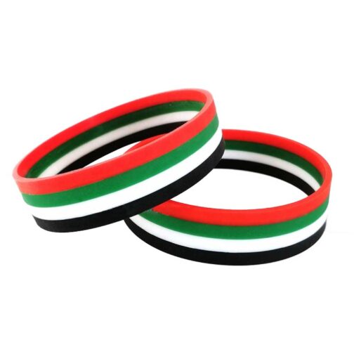 UAE Flag Silicone Wristbands in Readystock