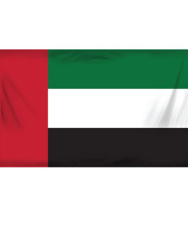 UAE Flags in Satin Material Size 150 x 90 cm