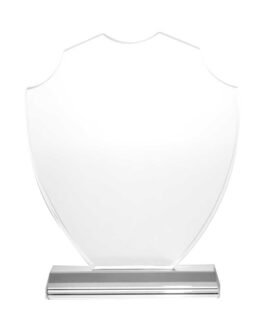 Victorian Shield Crystal Awards with Gift Box