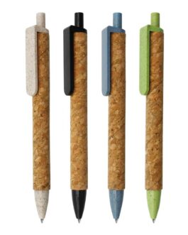 Wheat Straw and Cork Pens