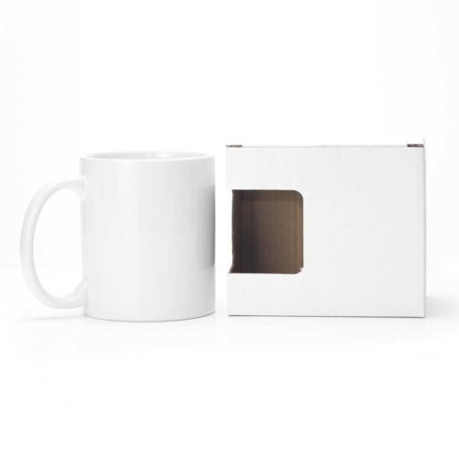 White Sublimation Ceramic Mugs with Box 11 oz