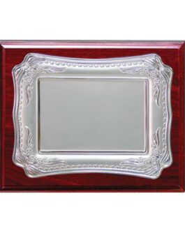 Wooden Plaques with Silver Spanish Plate