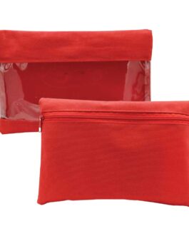 Zipper Pouch with Transparent Window