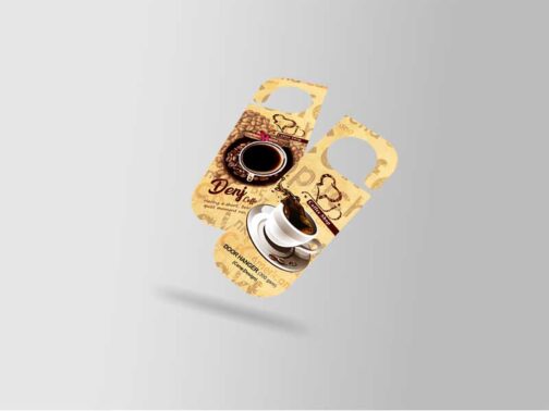 Door Hanger Cane Design (Matt Laminated 350gsm)