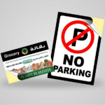 Economy Sticker Glossy Laminated 80gsm