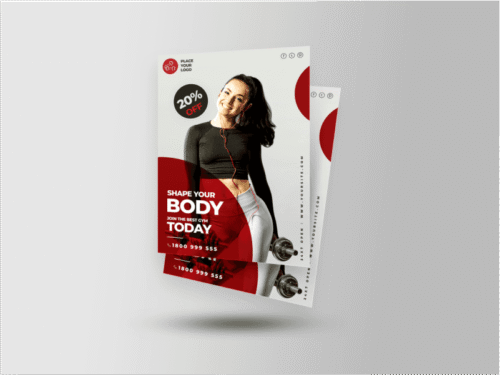 Flyer Real Size (Woodfree paper 100gsm)