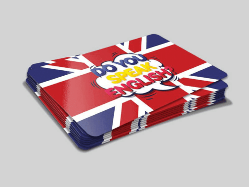 Rounded Corner Glossy Laminated 400 GSM