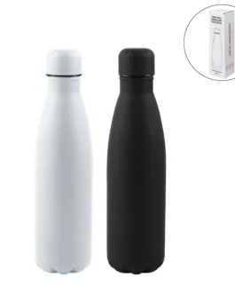Premium Soft Touch Matt Cola Bottles in Stainless Steel, 500ml