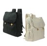 Cotton Backpacks with Zipper Closure