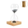 Magnetic Sand Timer with Wooden Base - 2 Minutes