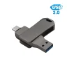 Swivel OTG USB in Gun Metal 64GB V. 3.0 Type C